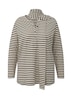 Henleyshirt mit abnehmbarem Schal