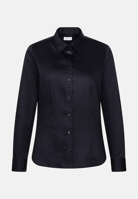 Damen Klassische Bluse - Uni