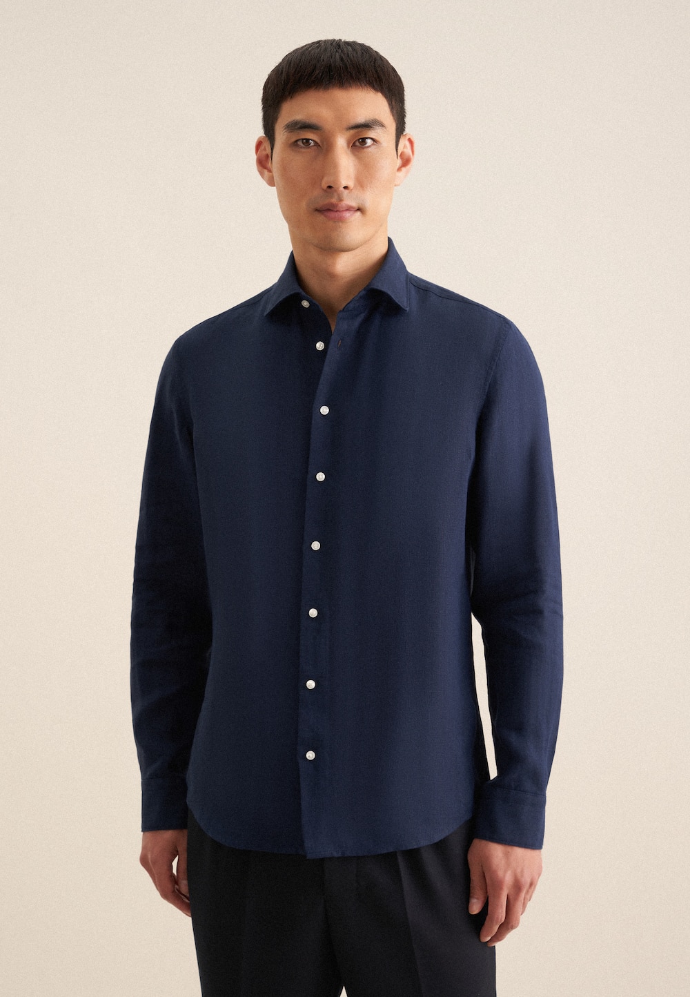 Herren Business Hemd - Uni