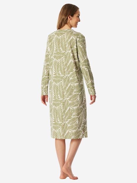 Schiesser Damen Nachthemd Comfort Essentials linde