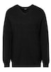 Kaschmirpullover mit V-Ausschnitt