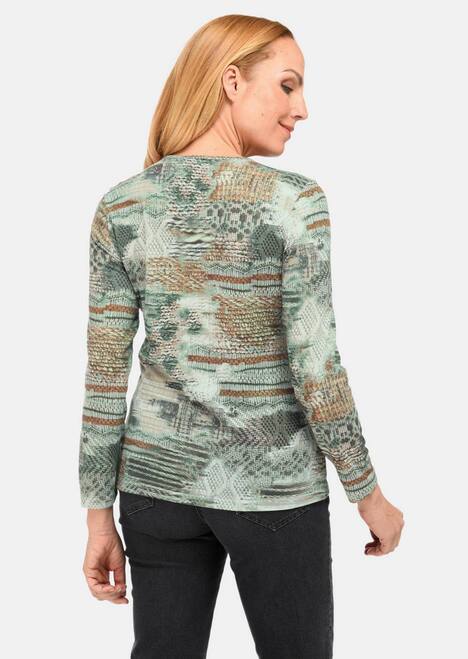 Tricot shirt met print