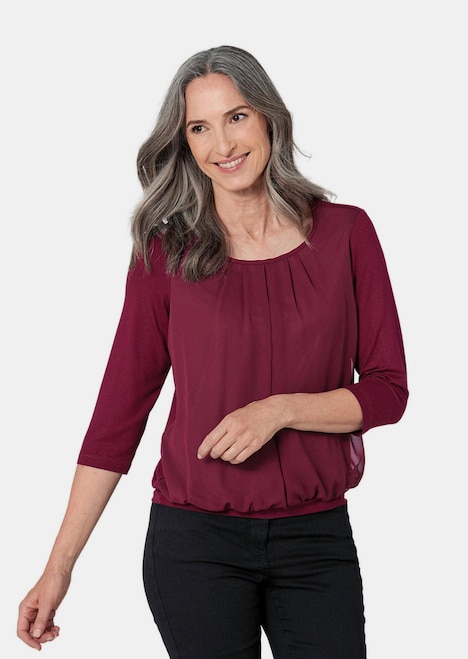Gepflegtes Shirt in eleganter Blusen-Optik