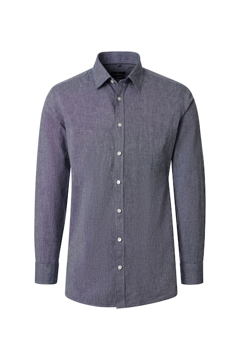Leinenhemd uni Casual Fit