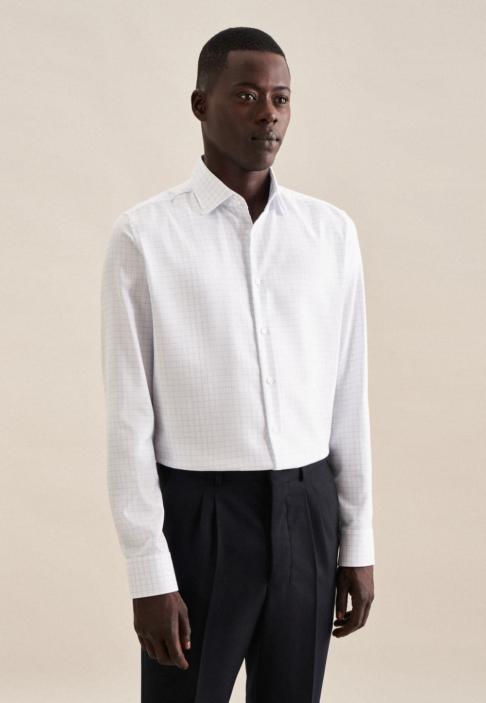 Herren Business Hemd - Karo