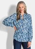 GOLDNER Blouse met print Blouse van viscose, met ruches