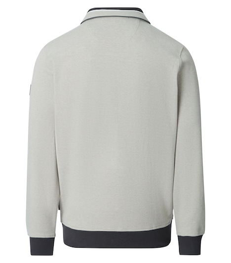 Sweatjacke gestreift