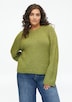 Raglanpullover mit Rippdetails