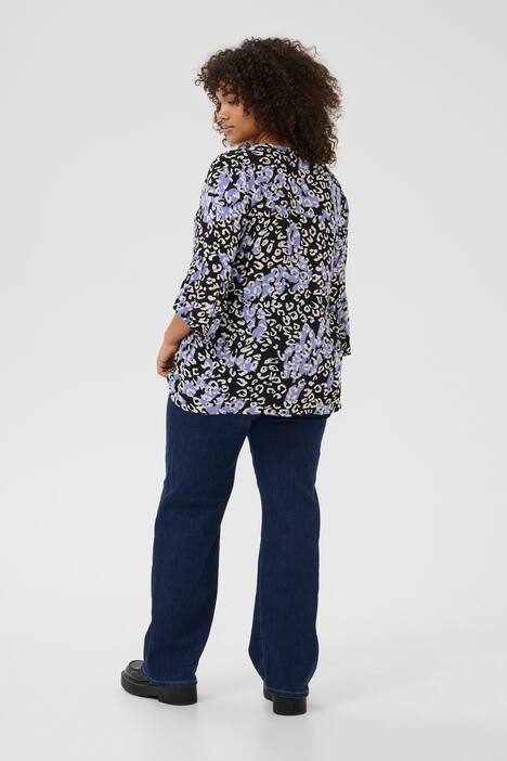 Blouse met korte mouwen Regular fit