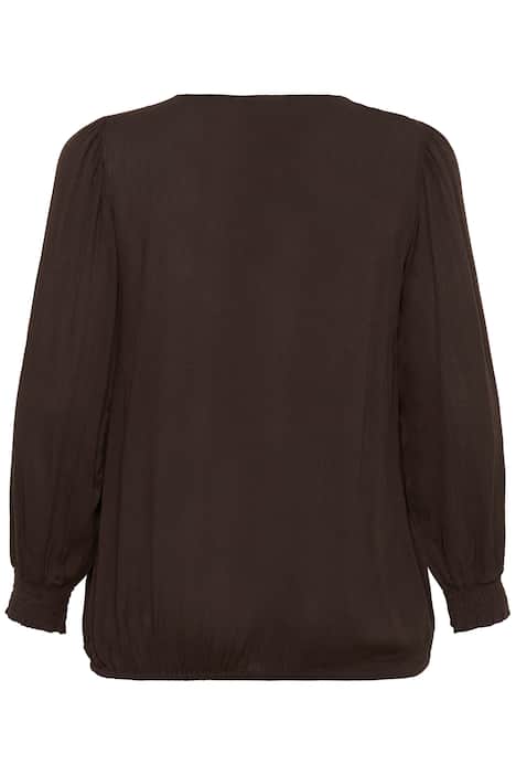 Langarm-Bluse Regular fit