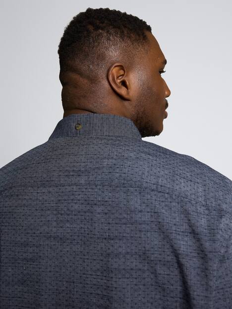 Regular Fit Hemd mit Turn-Up-Funktion