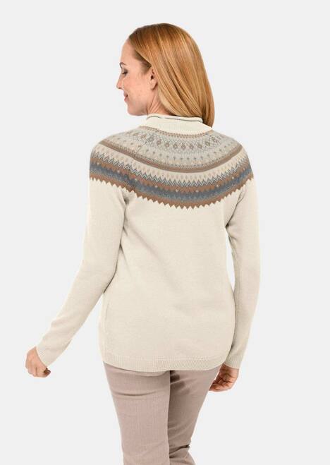Norweger-Pullover mit wärmender Schurwolle