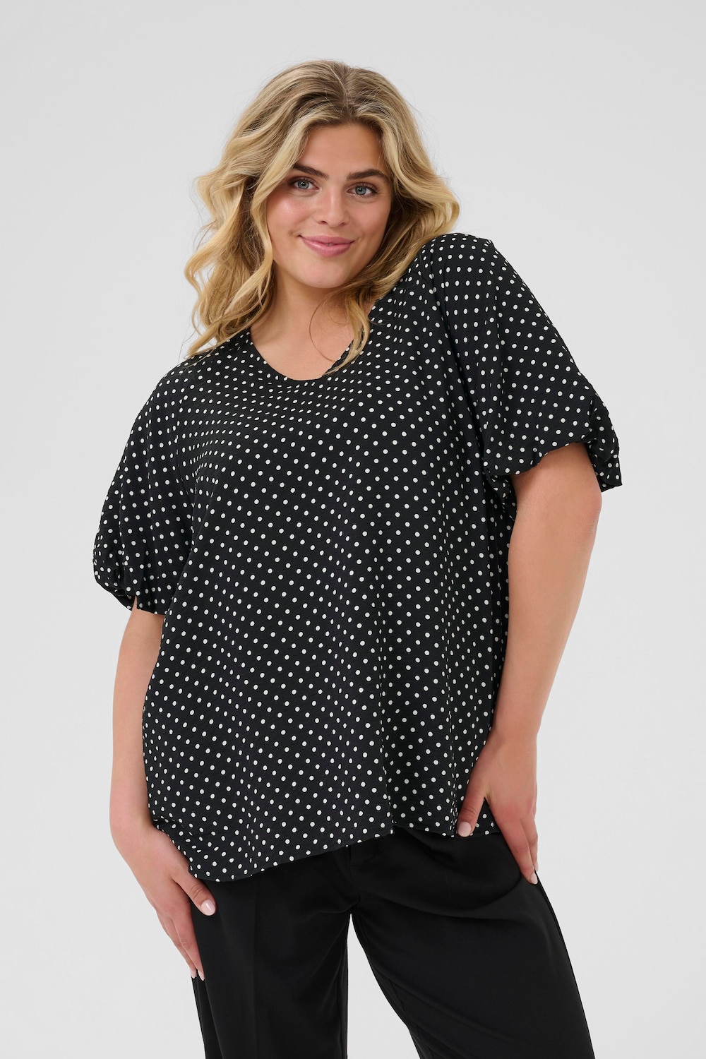 Kurzarm-Bluse Regular fit