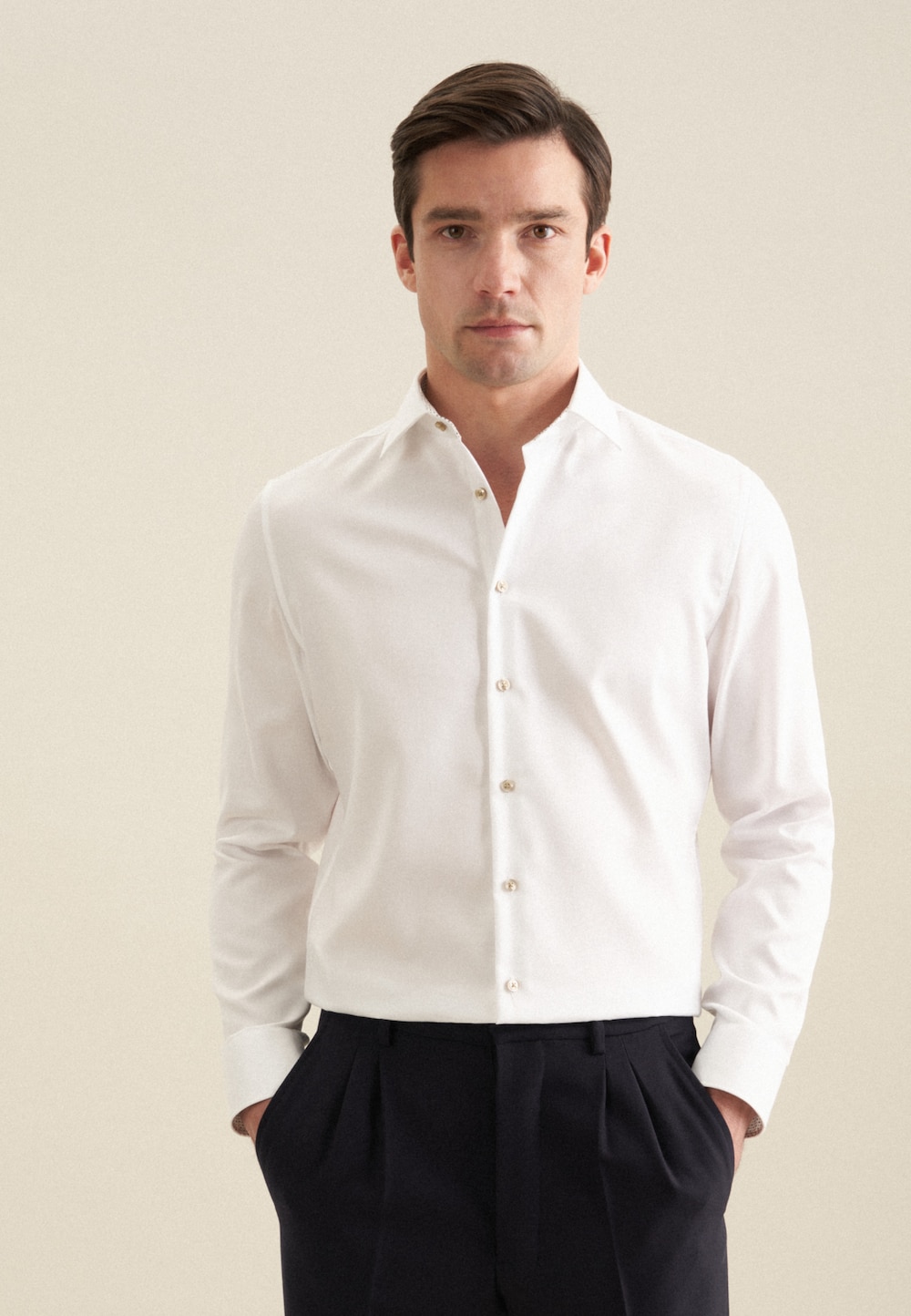 Herren Business Hemd - Uni