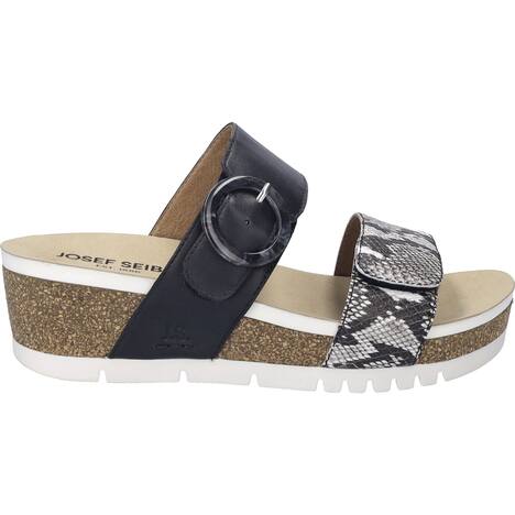 Damen Sandale Quinn 14, schwarz-kombi