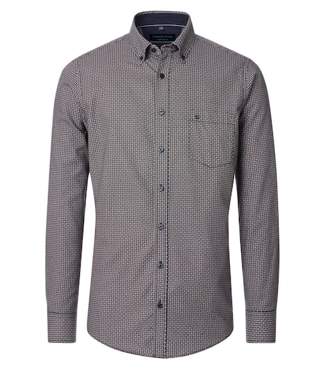Freizeithemd Print Comfort Fit