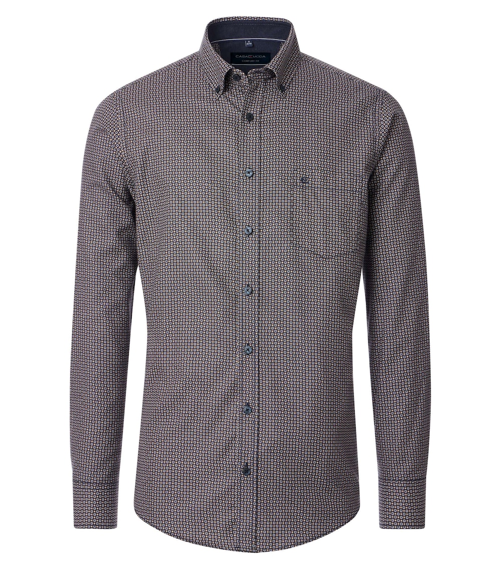 Freizeithemd Print Comfort Fit