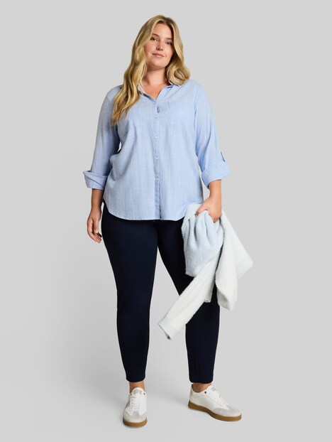 Bluse mit Brusttaschen