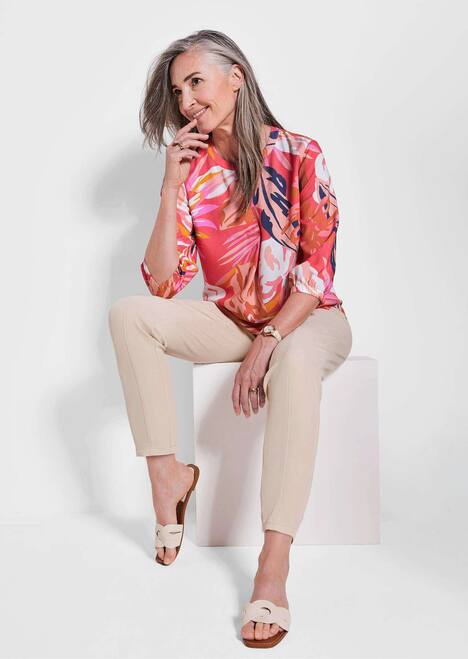 GOLDNER Blouse met print Gedessineerde blouse