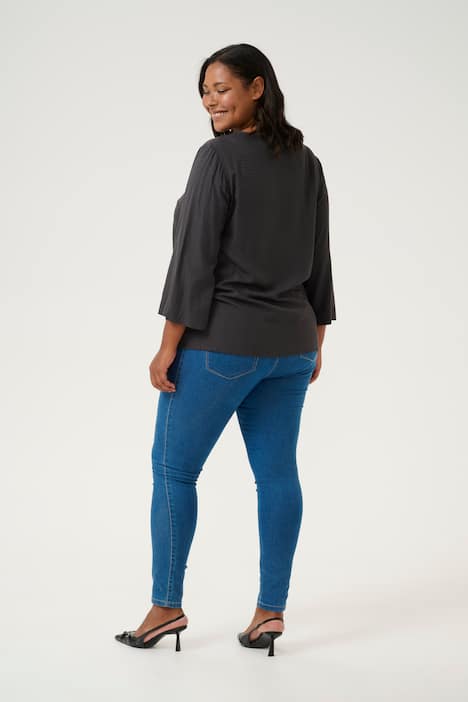 Langarm-Bluse Regular fit