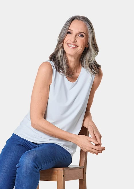 Gepflegtes Top in formstabiler Ware