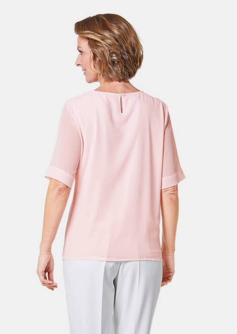 Bluse mit schimmernden Pailletten
