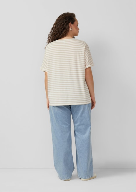 T-Shirt mit Fledermausärmeln im Loose Fit