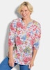 Schlupfbluse mit floralem Muster