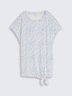 T-Shirt mit Knotendetail