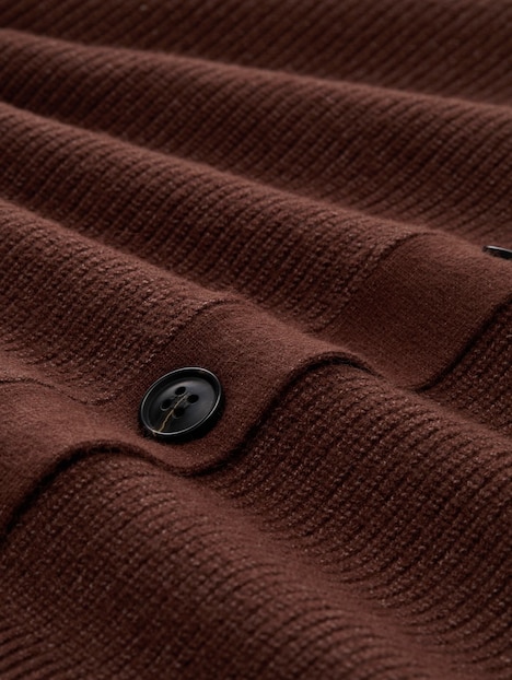Oversize Cardigan mit Rundhalsausschnitt