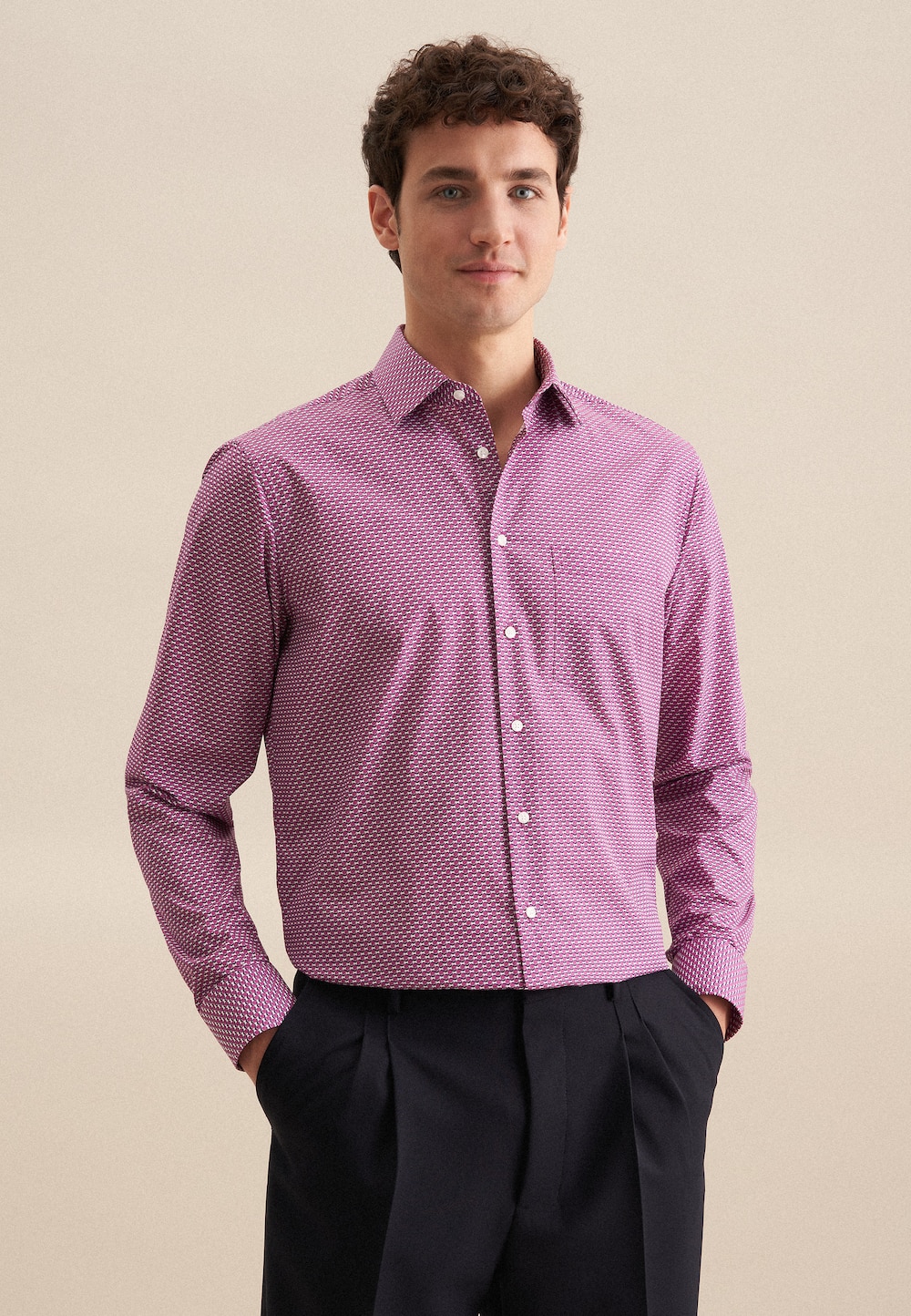 Herren Business Hemd - Druck