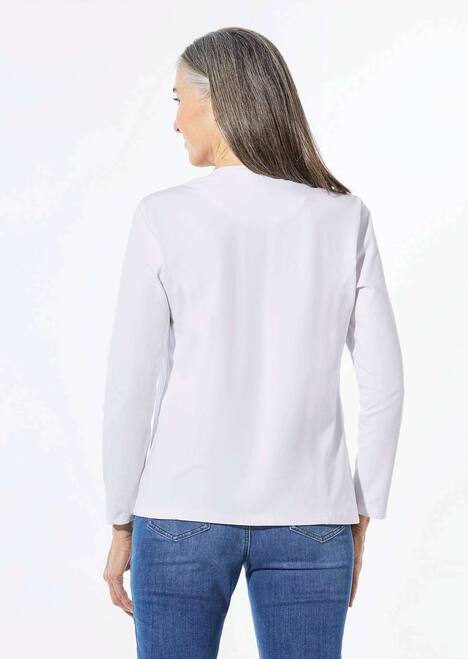 Jerseyjacke mit Pailletten