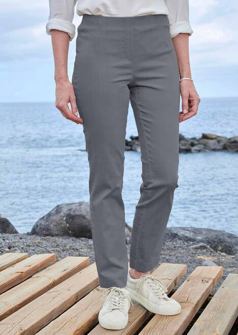 GOLDNER Broek LOUISA Bengaline broek LOUISA in denimlook