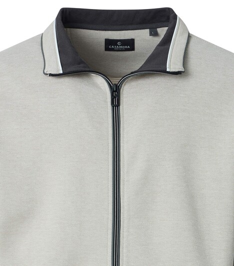 Sweatjacke gestreift