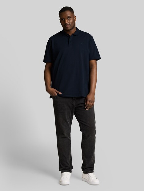 Piqué Poloshirt mit Logo-Stickerei