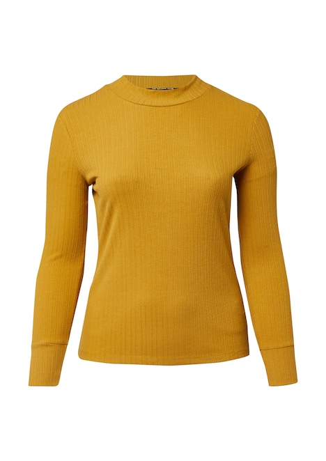 Geripptes Langarmshirt