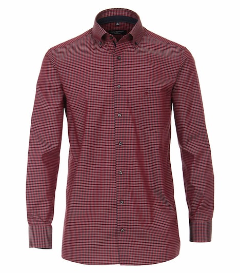 Businesshemd kariert Comfort Fit