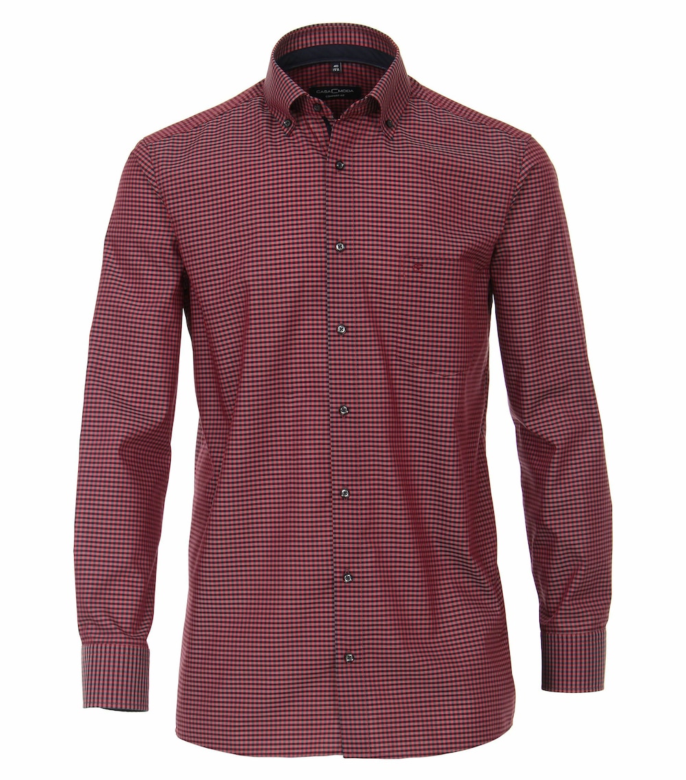 Businesshemd kariert Comfort Fit