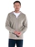 engbers Herren Strickjacke mit Kapuze , Silbergrau