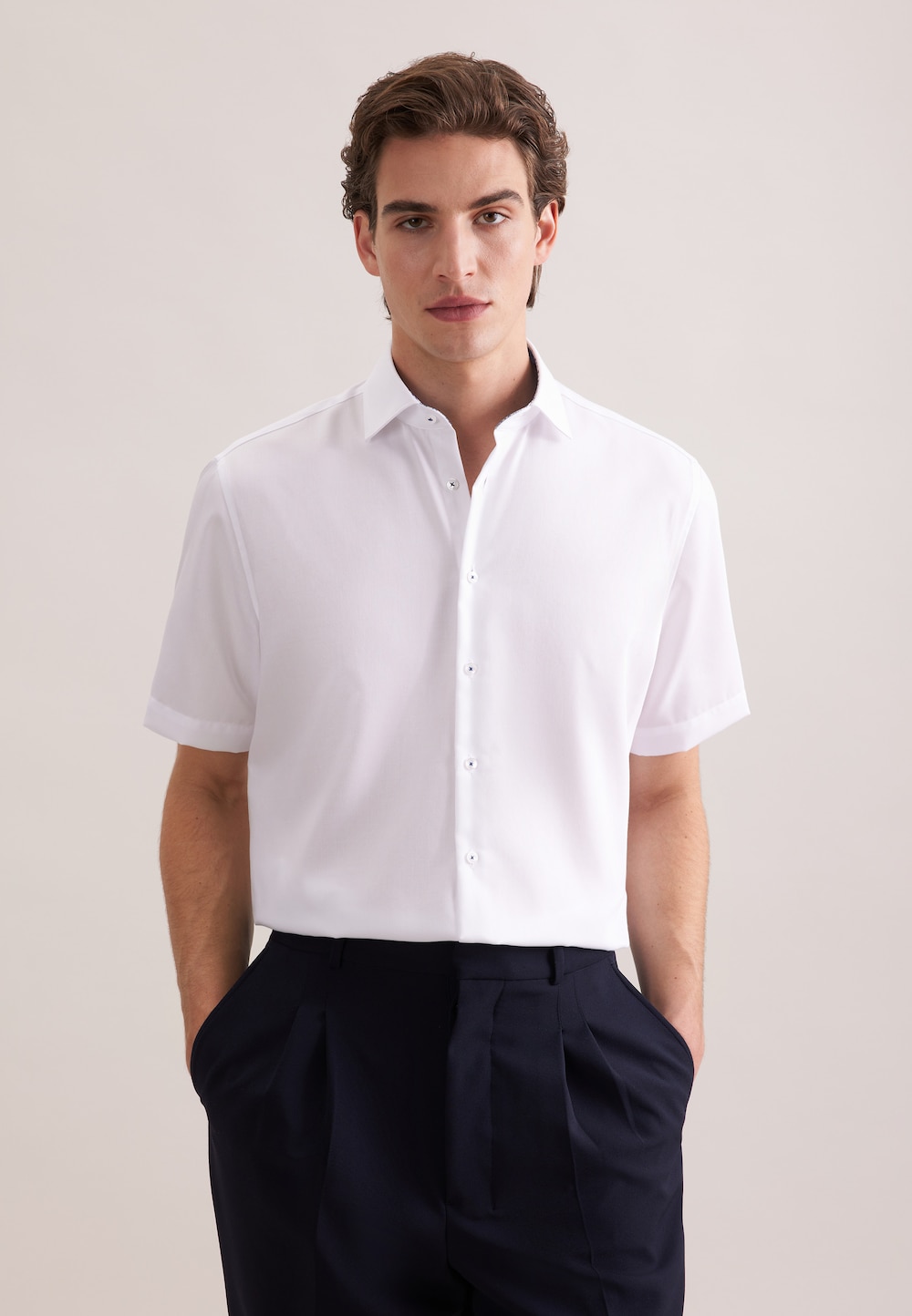 Herren Business Hemd - Uni