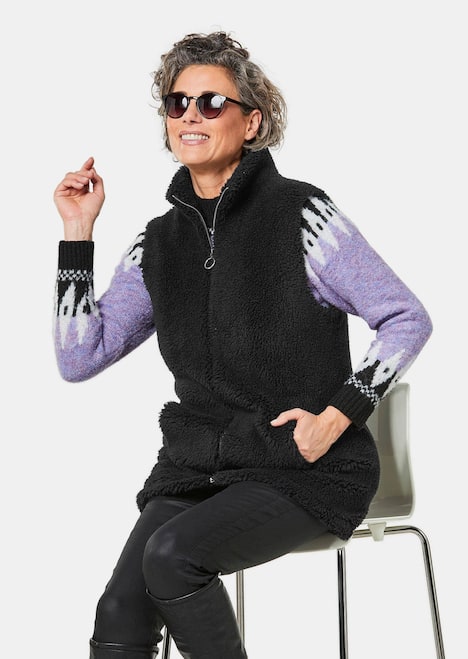 GOLDNER Vest van imitatiebont Vest van imitatiebont