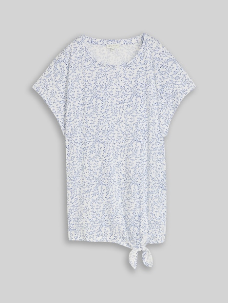T-Shirt mit Knotendetail