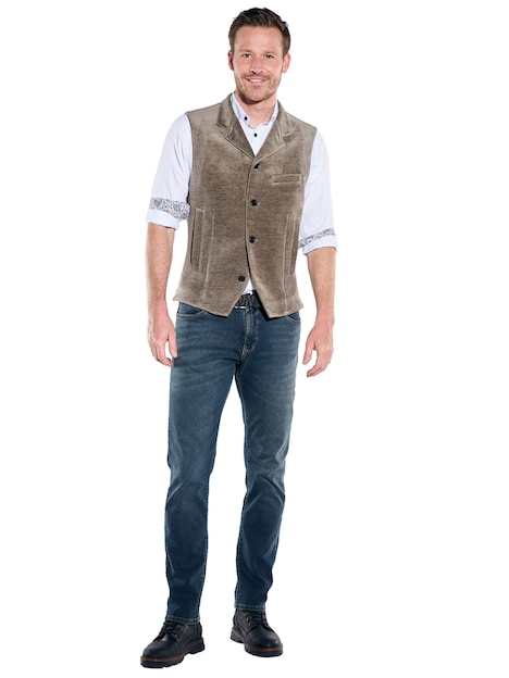 Herren Sakkoweste , Khaki