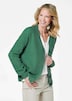 Elegante Strickjacke mit V-Ausschnitt