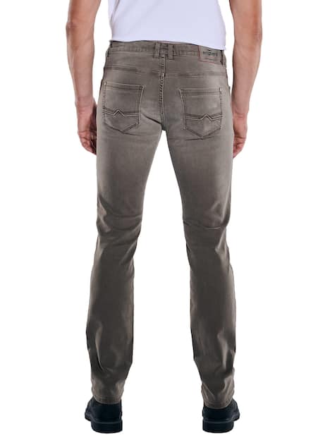 engbers Herren Super-Stretch-Jeans slim fit , Hellbraun