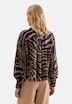 Damen Ausgestellte Bluse - Druck