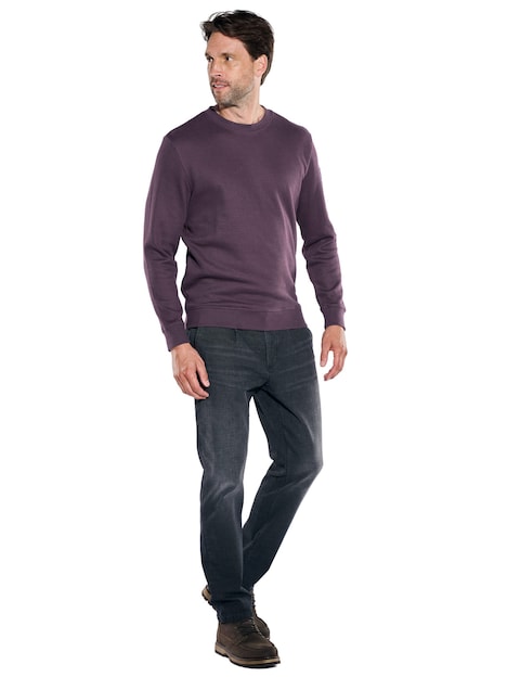 Herren Sweatshirt , Bordeaux