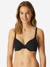 Schiesser Damen Bügel-BH Unique Cotton - schwarz
