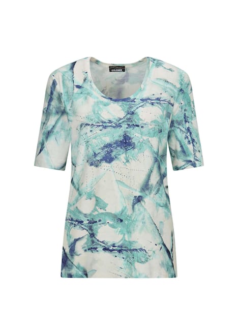 Cityshirt mit Glitzersteinen