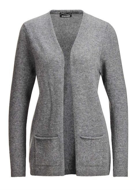 GOLDNER Lang tricot jasje van kasjmier Lang tricot jasje van kasjmier